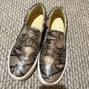 Cute snakeskin sneakers!